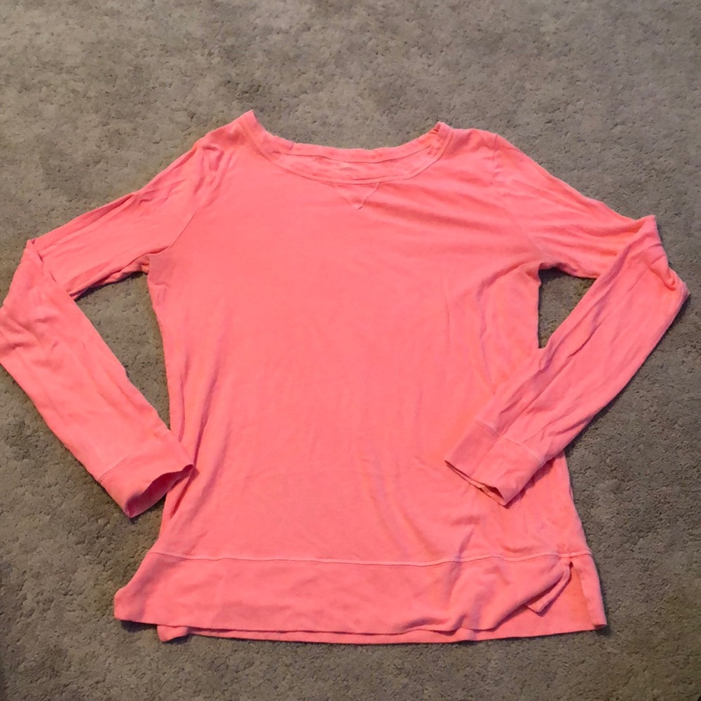 Peach long sleeve soft shirt